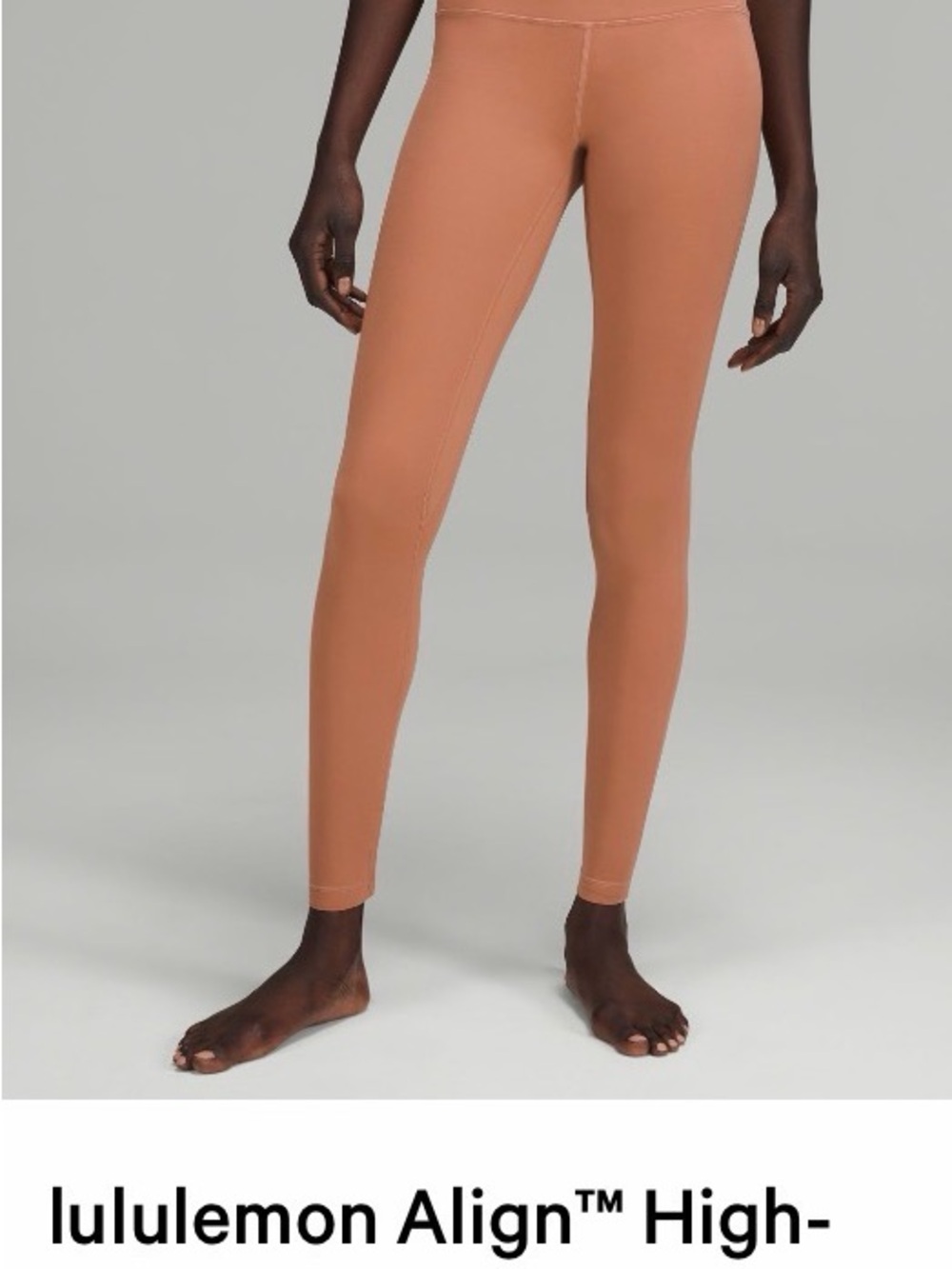 lululemon athletica Align High-Rise Leggings in Clay Rose